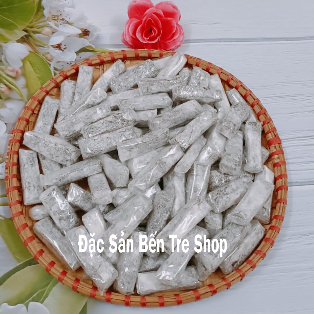 ( Giá sỉ) Combo 5kg Kẹo gừng dẻo phấn Bến Tre túi 1kg