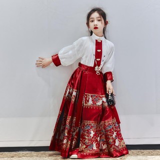 Đầm Hán Phục Cách Tân Hóa Trang Mặt Ngựa Cách Tân Chwanglz.Vn08.888 Cho Bé Gái