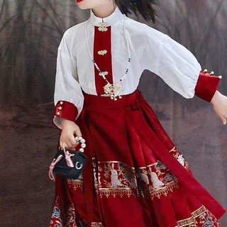 Ming Váy Hán Phục Cách Tân Hóa Trang Con Ngựa Phong Cách Trung Hoa Cách Tân tang swanglz.vn08.88 Cho Bé Gái