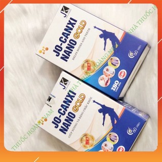 ✅viên uống JO - CANXI NANO GOLD ( chính hãng) : giúp Bổ sung canxi và vitamin MK7 giúp hệ xương chắc khỏe. hộp 30v .