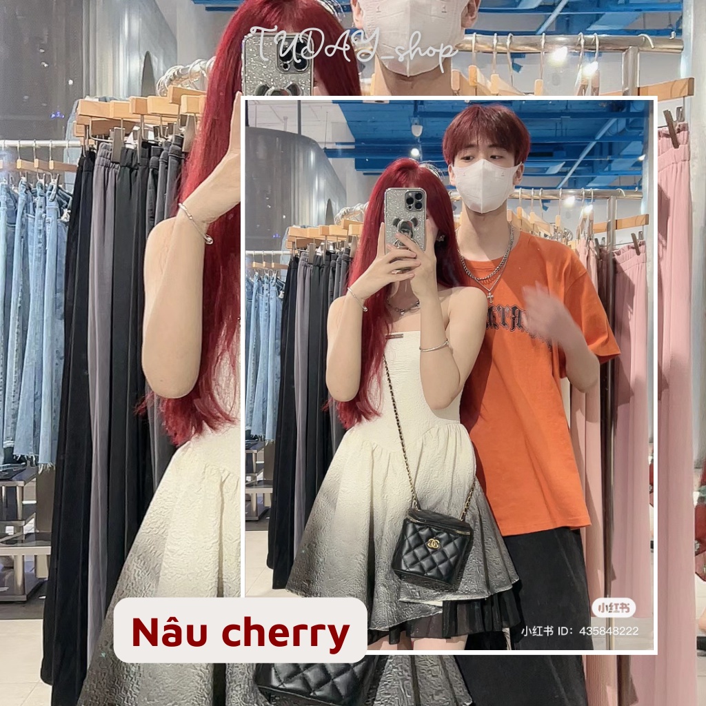 Thuốc Nhuộm Tóc Màu NÂU CHERRY Nam Nữ Không Tẩy | Tudayhair, Tudayhairs