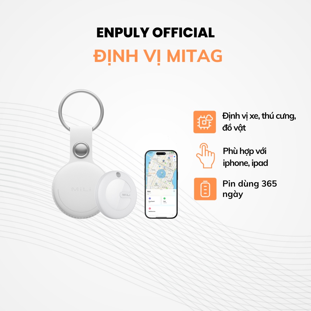 Xiaomi Youpin Mi Tag Thiết Bị Theo Dõi Bluetooth 120m Chống Thấm Nước ...