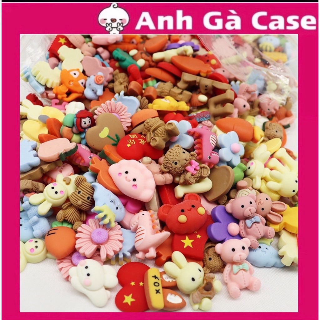 Sticker 3D Ngẫu Nhiên trang trí - gắn dép - ốp lưng, bình nước - Charm ...