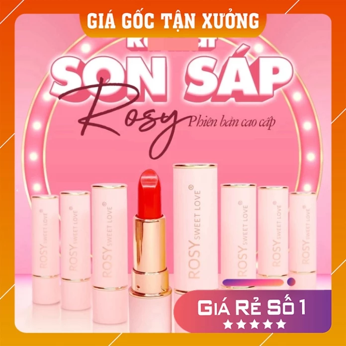 Son kem lì ❤️𝑭𝒓𝒆𝒆𝒔𝒉𝒊𝒑❤️ Son sáp lì Rosy Sweet Love phiên bản 2022 mới