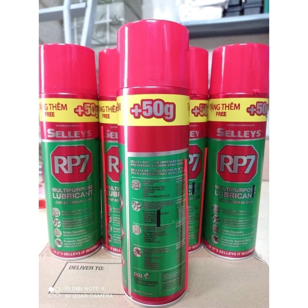 Chai xịt dầu RP7 350g- 493ml xịt bôi trơn, bảo vệ thiết bị động cơ ...