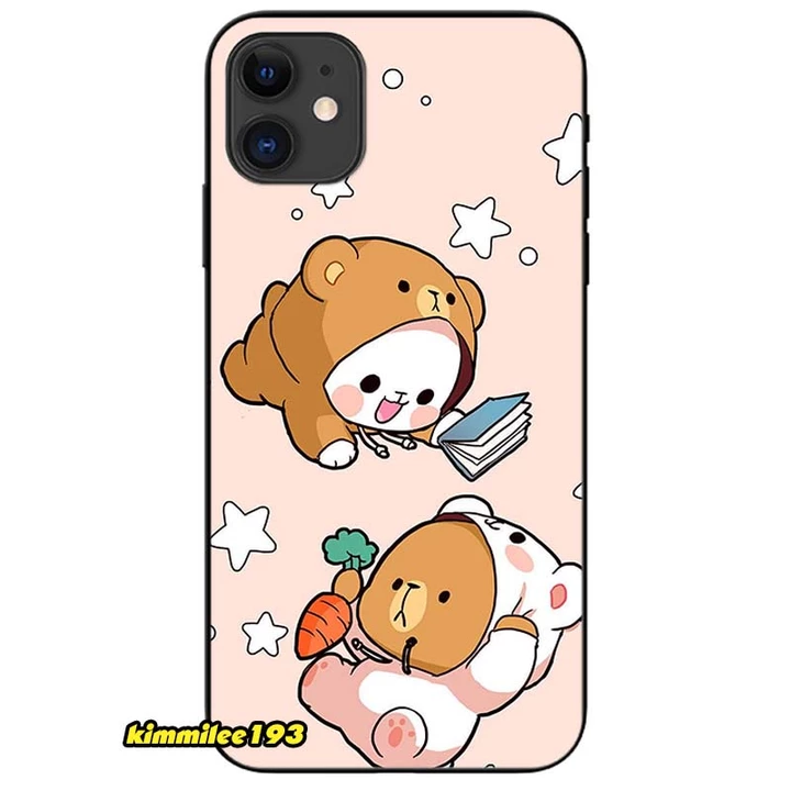 Ốp lưng dành cho Iphone 11, 12, 13, 14, 15 Pro Max và các dòng cũ - Hai Chú Gấu Bay