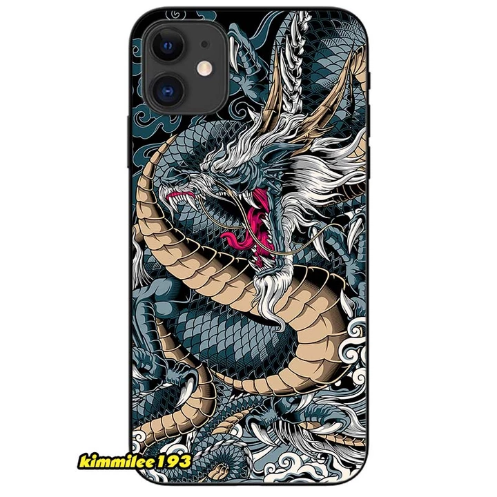 Ốp lưng dành cho Iphone 11, 12, 13, 14, 15 Pro Max và các dòng cũ - Rồng Bay Xanh