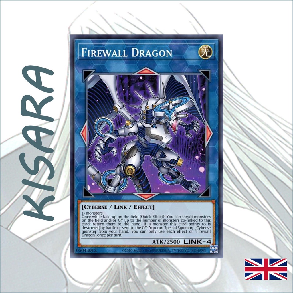 Bài lẻ Yugioh Firewall Dragon - MGED-EN141 - Rare 1st Edition | Shopee ...