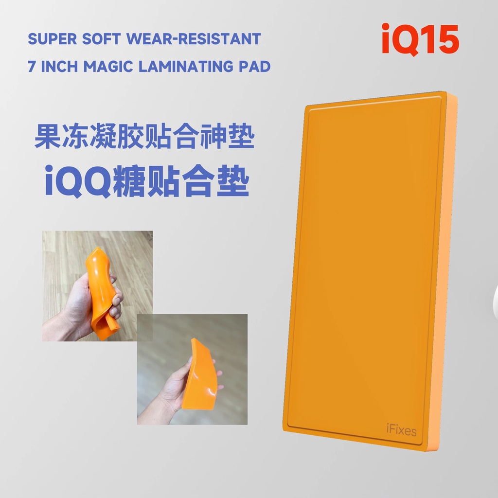 Tấm cao su lót ép màn hình kính ron keo IFIXES IQ15