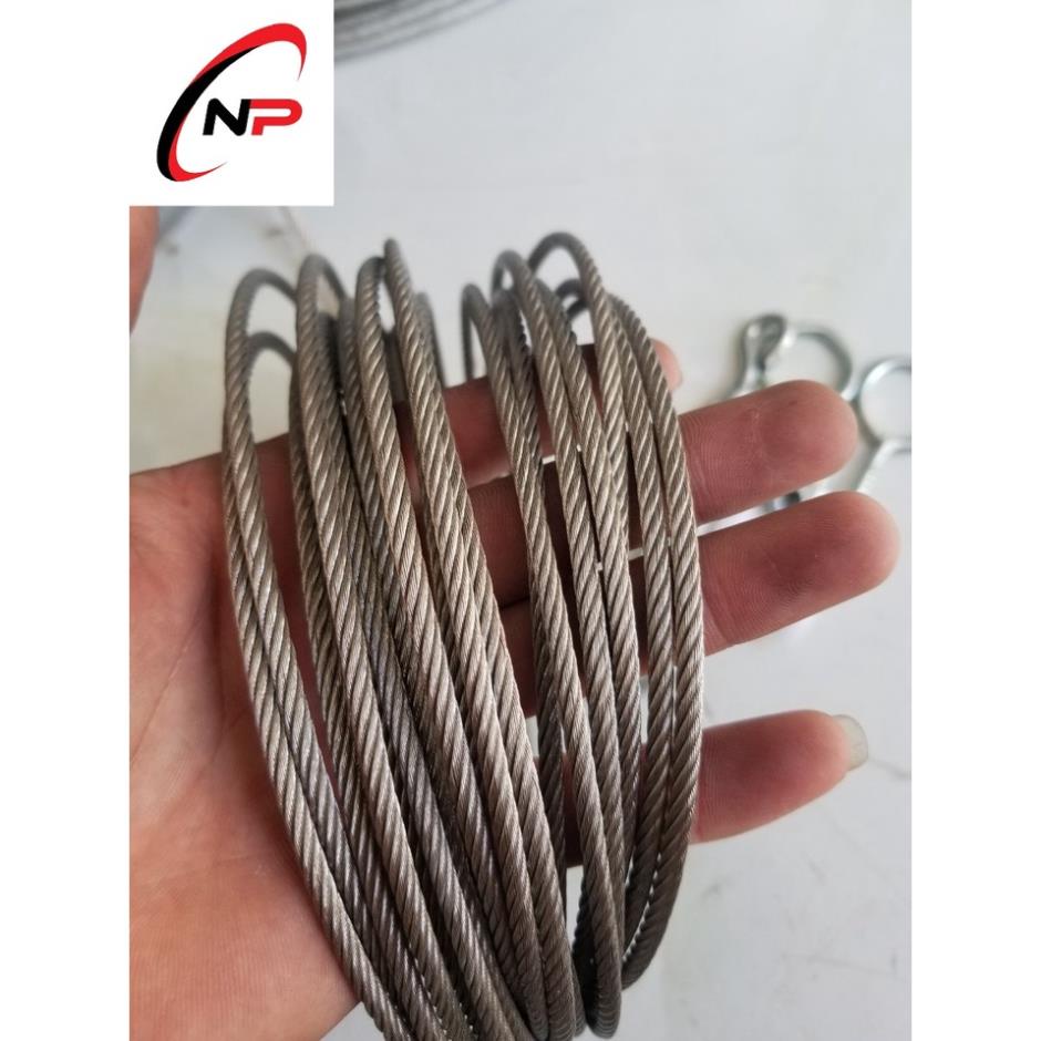 Cáp Inox 304 xịn 4mm 5mm 6mm (bán theo mét) .Thái Bình Vina | Shopee ...