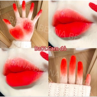 [Tặng cọ tán son] Son môi Beana Perfect đủ 12 màu son xinh siêu sang chảnh, chất son mịn lì, lâu trôi lên màu chuẩn đẹp