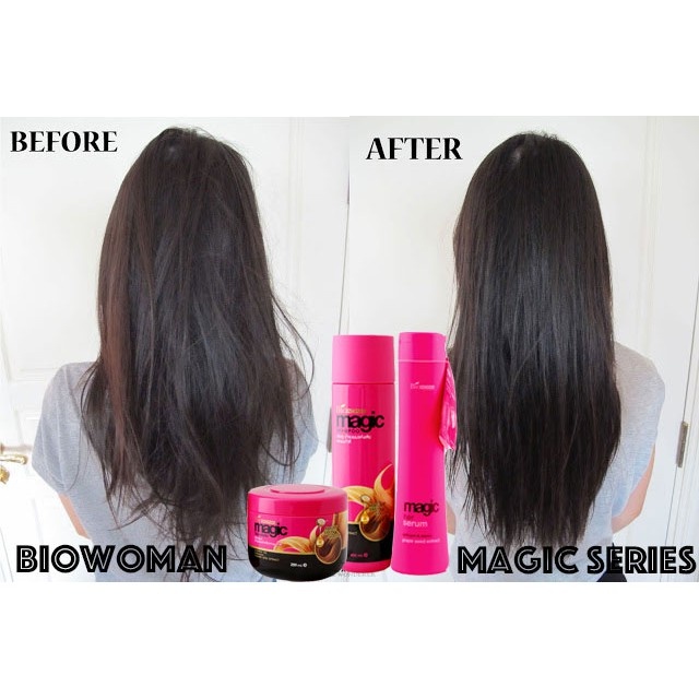[Mua 1 tặng 1] Serum dưỡng tóc bổ sung keratin Biowoman 250ml thấm nhanh không bết Ekkamai Beauty