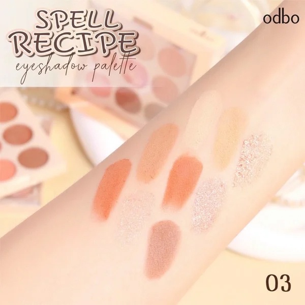 [Mua 1 tặng 1] Bảng phấn mắt 9 ô ODBO bản nội địa Thái Ekkamai Beauty
