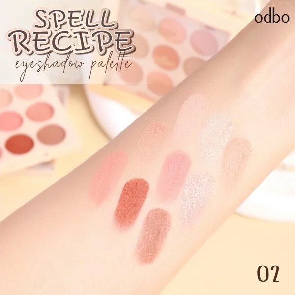 [Mua 1 tặng 1] Bảng phấn mắt 9 ô ODBO bản nội địa Thái Ekkamai Beauty