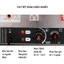 Máy làm bánh hồ lô, máy nướng bánh hồ lô 1600W gia nhiệt kép 2 mặt, chống dính teflon siêu bền