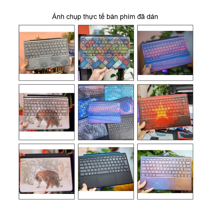 Bộ skin dán phím Surface Pro 3, 4, 5, 6, 7, 8, 9, X, Go... mẫu One Piece - onp01