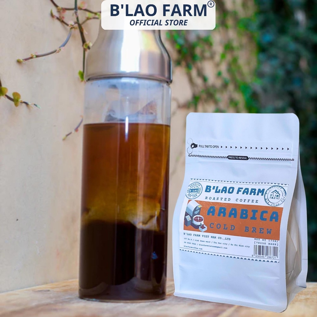 Ảnh Cà phê COLD BREW túi lọc B'Lao Farm cà phê  Arabica nguyên chất - cafe túi lọc ủ lạnh, chua thanh, đắng nhẹ, thơm ngọt 3