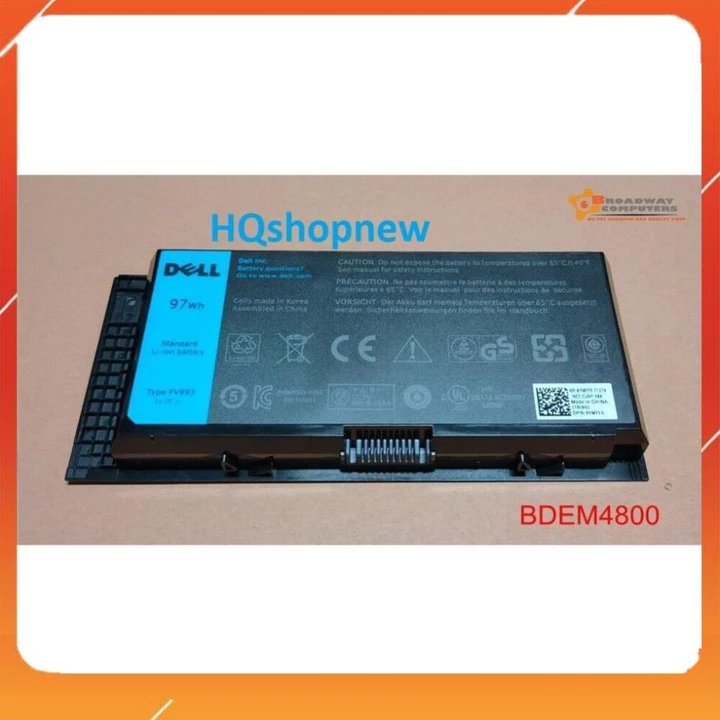 HCM[Pin zin] Pin laptop Dell Precision FV993 FJJ4W T3NT1 M50 Pin Zin