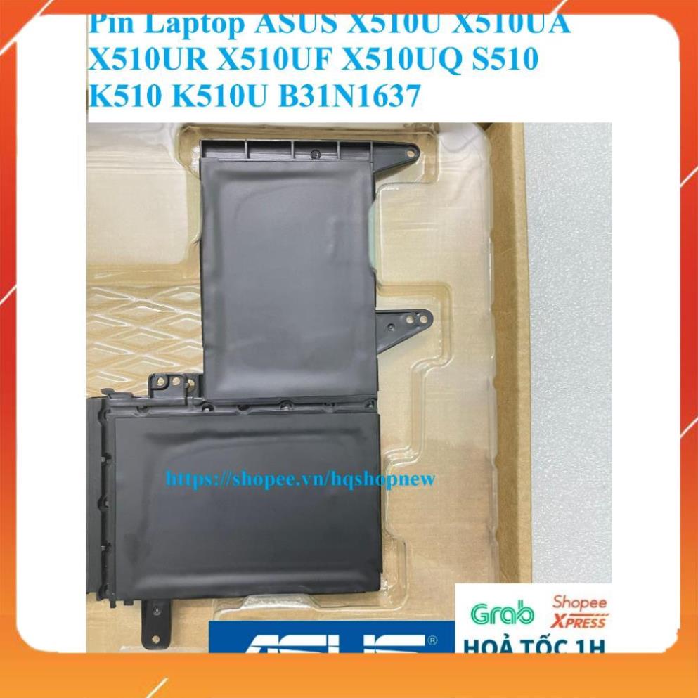 ANTIEE B31N1637 laptopaccu voor Asus VivoBook X510 X510U X510UQ X510UA X510UAR X510UF VivoBook S15 S510U S510UF S510UF S510UQ S510UR S510UA F510 10U F5 10UA F510UQ 11,52 V 42 Wh