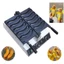 Máy làm bánh waffle chuối 1800W kiểm soát nhiệt độ chính xác, bánh thơm ngon