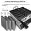 Máy làm bánh waffle chuối 1800W kiểm soát nhiệt độ chính xác, bánh thơm ngon