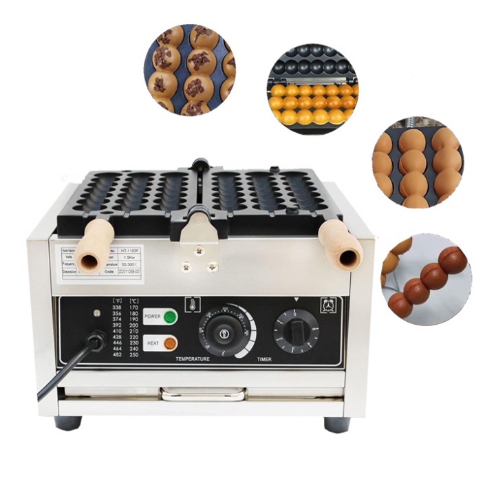 Máy làm bánh hồ lô, máy làm bánh que hồ lô 1600W điều chỉnh 50 - 300 độ, hẹn giờ chính xác