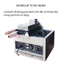 Máy làm bánh hồ lô, máy nướng bánh hồ lô 1600W gia nhiệt kép 2 mặt, chống dính teflon siêu bền