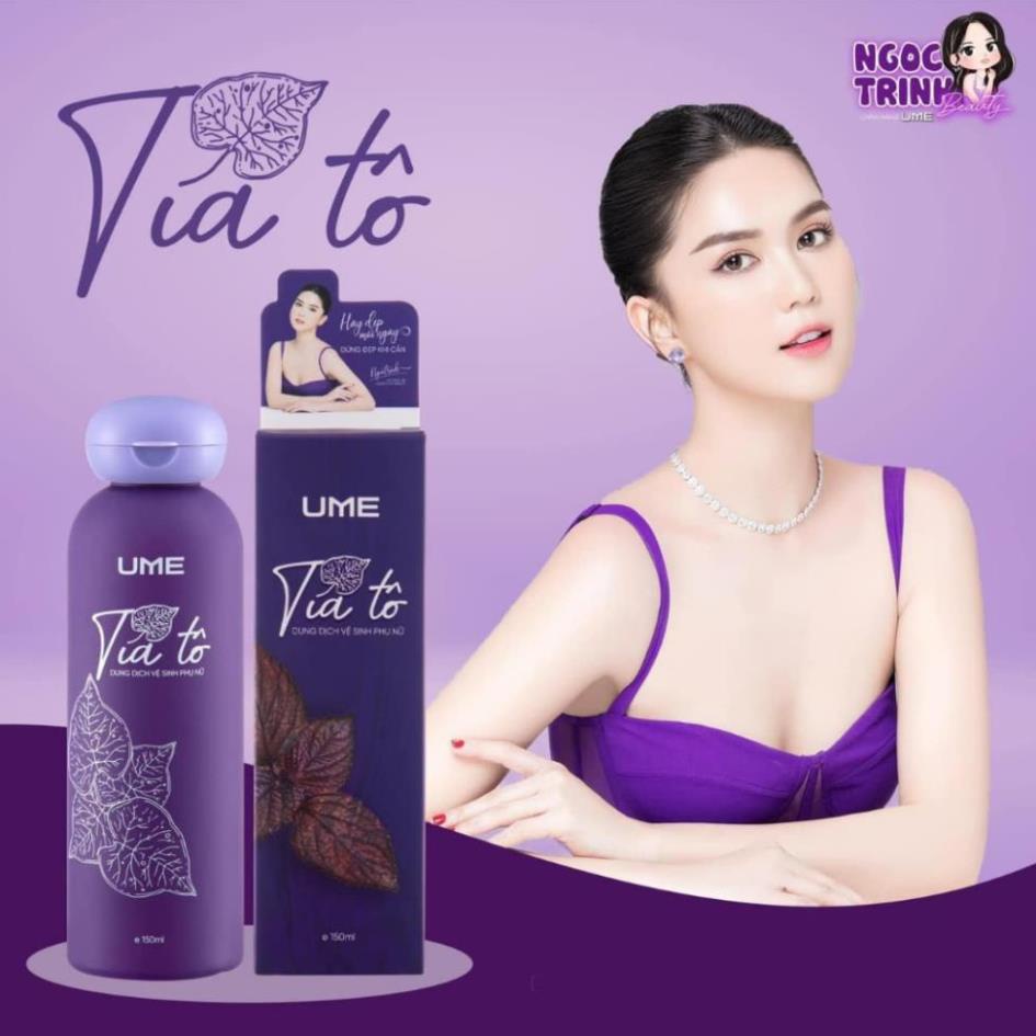 (Đã bán 784) [Mua 1 tặng 1] - Dung dịch vệ sinh phụ nữ Tía Tô UME 150ml