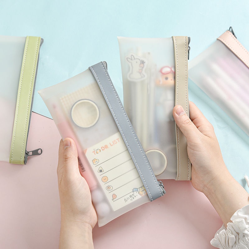Hộp Bút Lưới Trơn Dễ Thương - Bách hoá Thỏ Hồng
