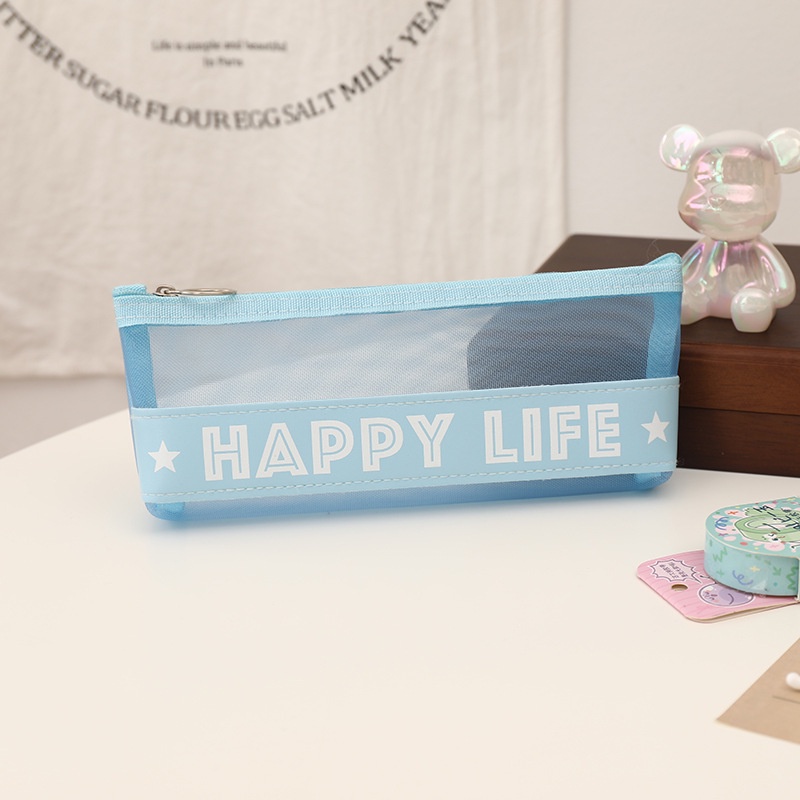 Hộp Bút Lưới Happy Life - Bách hoá Thỏ Hồng