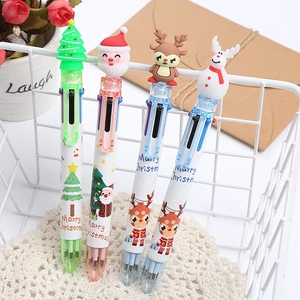 3 Bút Bi Bấm 6 Ngòi Merry Christmas