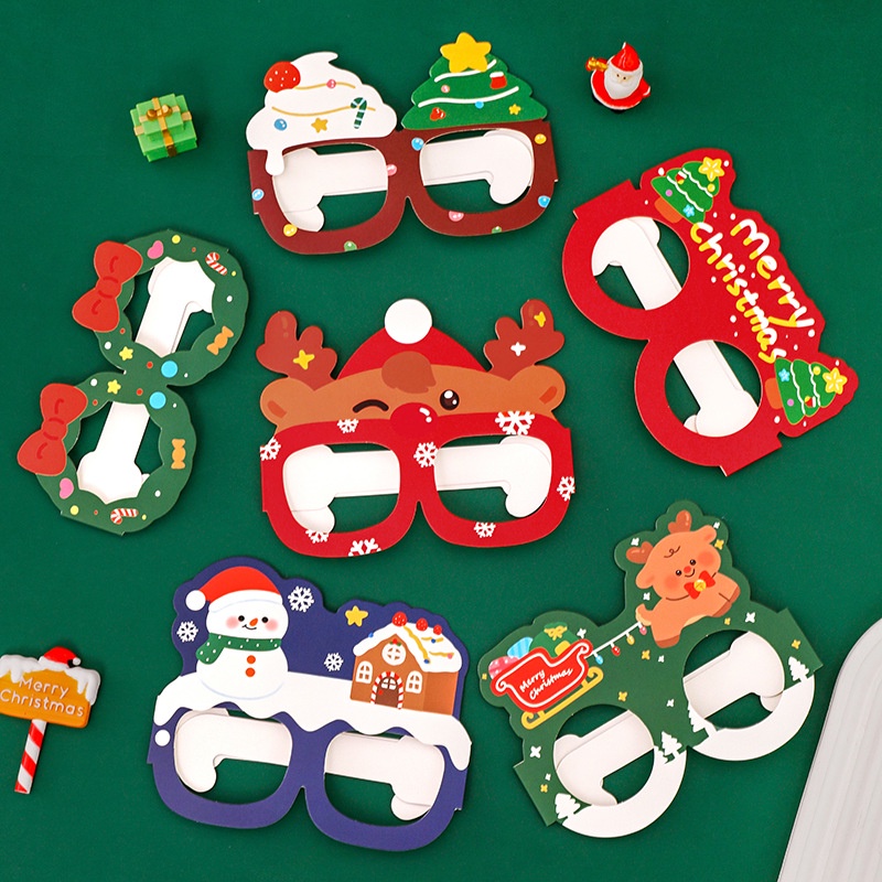 3 Mô Hình Kính Noel Giáng Sinh Dễ Thương