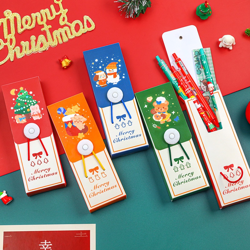 3 Hộp Đựng Bút Merrychristmas