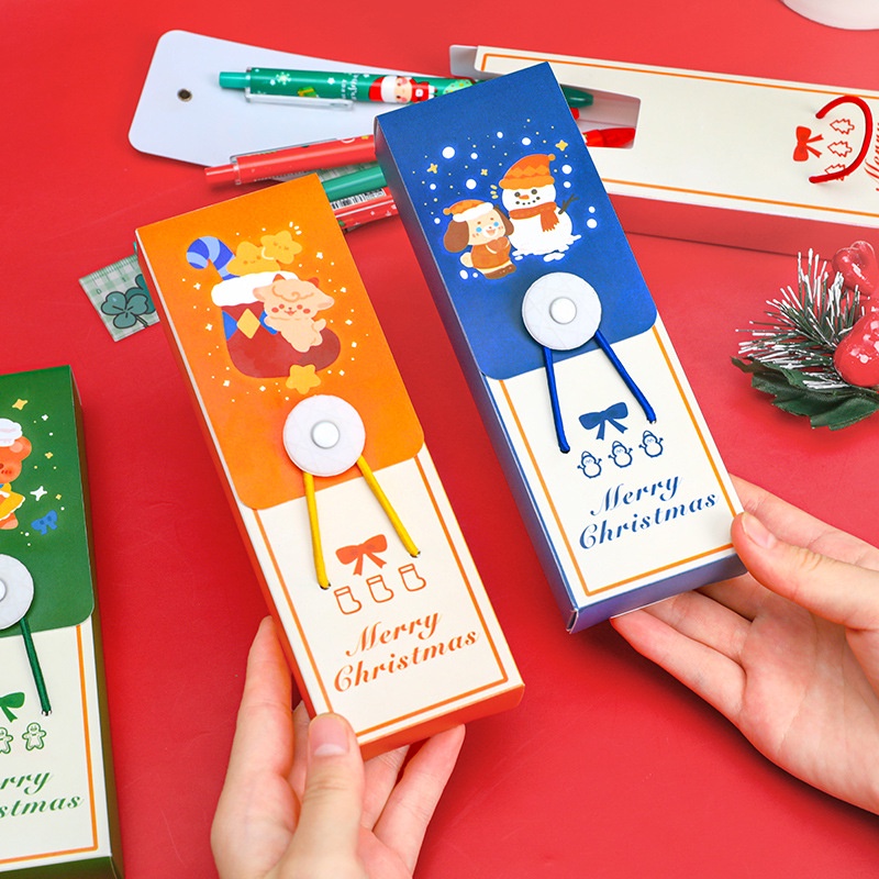 3 Hộp Đựng Bút Merrychristmas