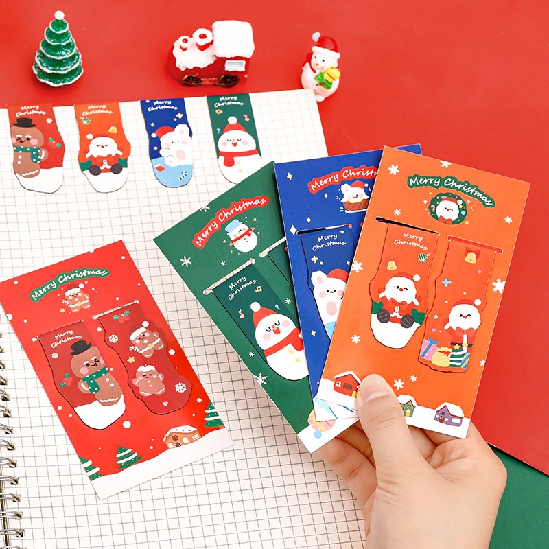 3 Bookmark Đánh Dấu Sách Đôi Merrychristmas