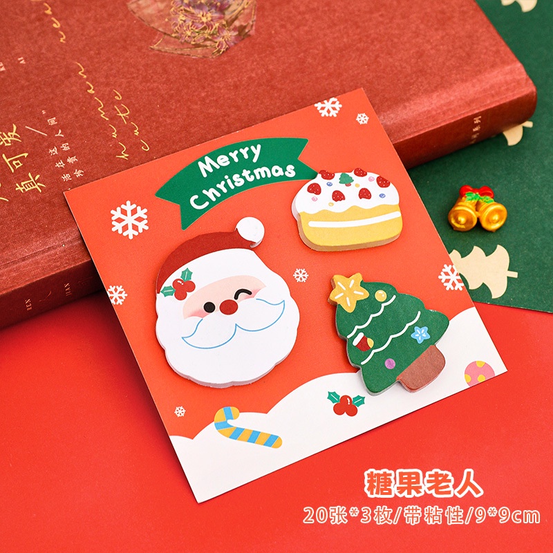 3 Note Noel Giáng Sinh 3 Tập Hình Dễ Thương