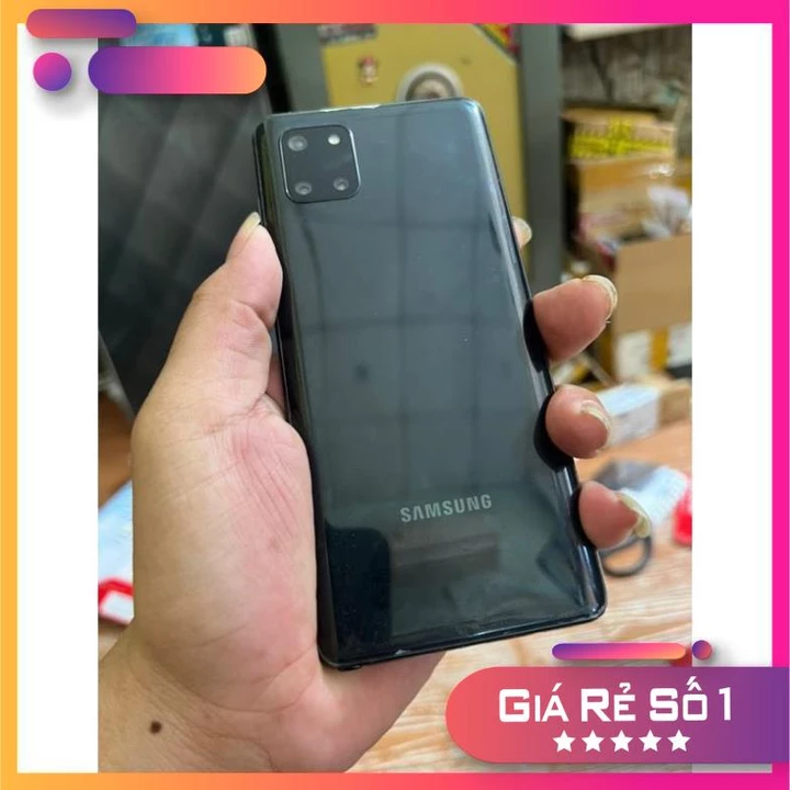 Xác điện thoại Samsung Note 10 Lite hư màn hình, bao main rin full chức năng. Bảo hành 1 năm