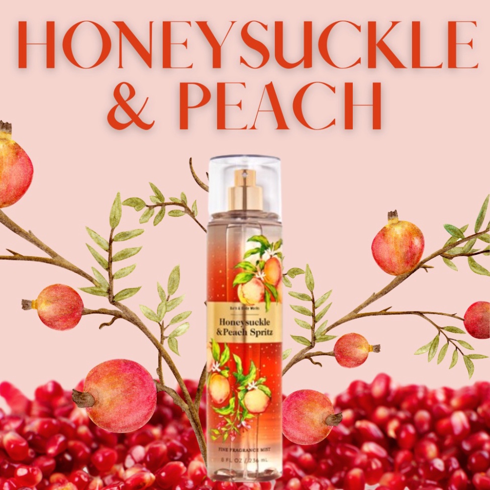 Chính Hãng Xịt Thơm Toàn Thân Bath& Body Works Honeysuckle PeachTea ...