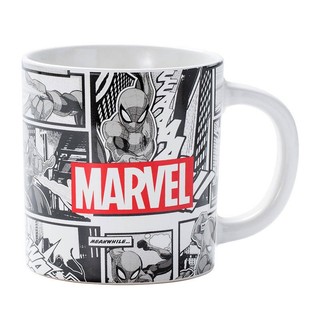 Cốc sứ tráng /Cốc gốm sứ dung tích lớn Marvel Cup Spiderman Hulk 350ml