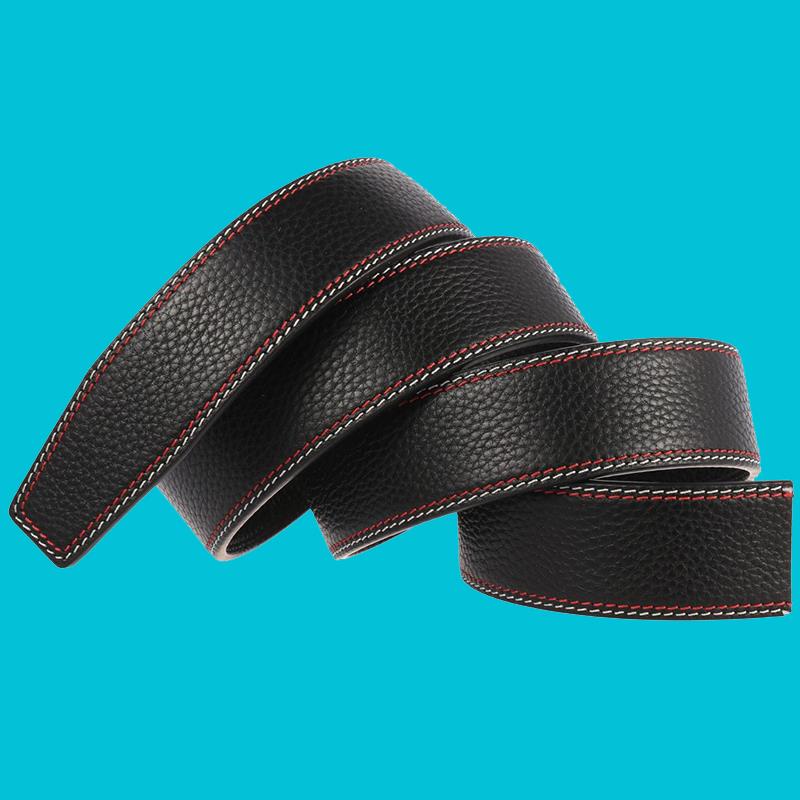 Thắt lưng không đầu khóa|32516|Mẫu mới thời trang|Rộng 3.5cm|Thân dây nịt cho khóa tự động|Mềm mại thời trang|Thân dây da đầu lớp|Dây quần da thật không đầu khóa