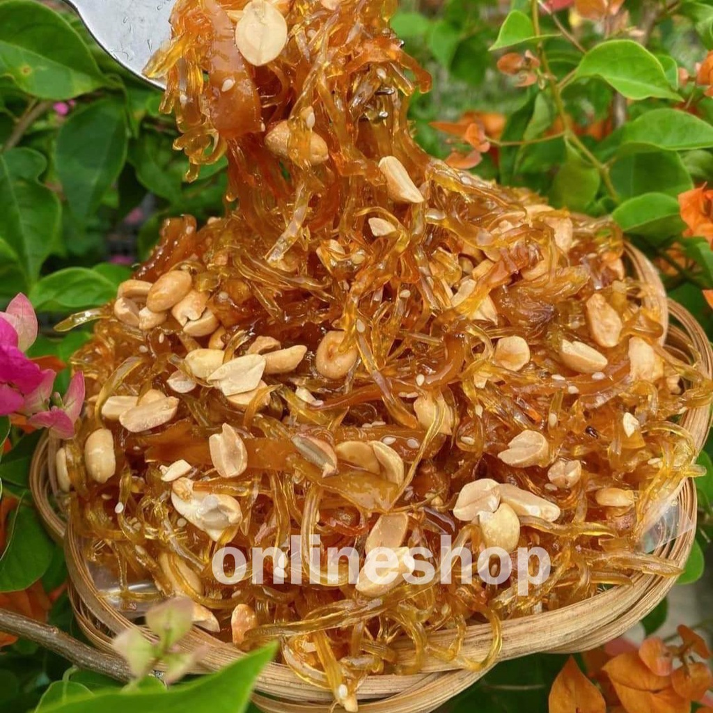 ( VỊ QUÊ) 500GR MỨT GỪNG SỢI DẺO - ĐẶC SẢN BẾN TRE SHOP