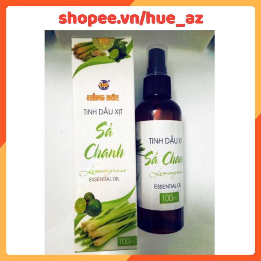 Tinh dầu sả chanh dạng xịt 100ml Hồng Đức