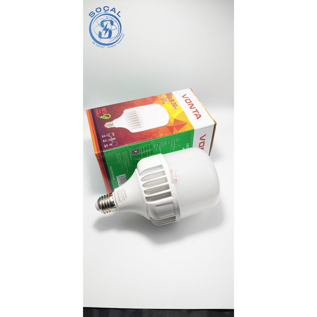 Đèn Led Buld trụ siêu sáng hạng A, 20w Vonta ( Thân nhôm liền khối ...