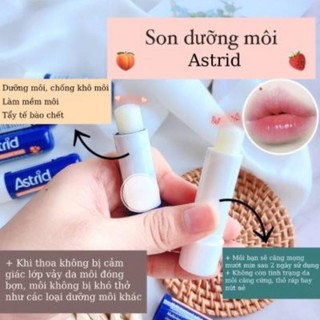 Son Dưỡng Môi Mỡ Hươu Astrid Multivitamin tẩy da chết, tái tạo môi mềm, dưỡng ẩm căng mọng
