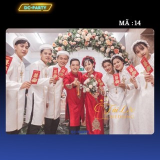 Phong Bao Lì Xì Trao Duyên DC PARTY Họa Tiết Nổi Ép Kim Sang Trọng Dùng Trong Lễ Ăn Hỏi