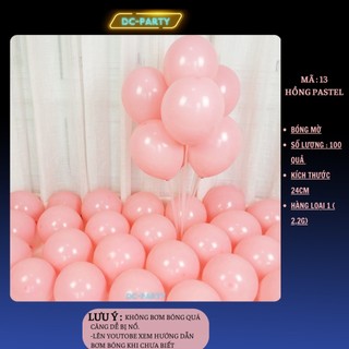 Bóng bay pastel trang trí cưới hỏi sinh nhật khai trương sự kiện DC PARTY 100 Hoặc 50 Quả 24cm