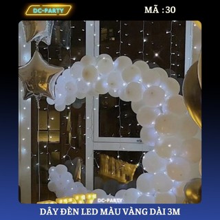 Đèn led trang trí sinh nhật cưới hỏi gói hộp quà đẹp sang trọng DC PARTY dài 3m