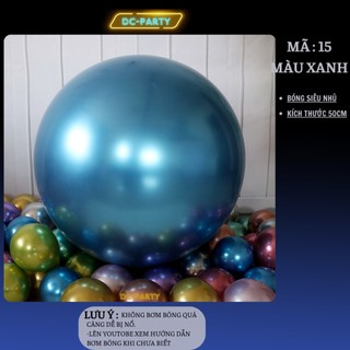 Bóng bay siêu nhũ tráng nhôm trang trí sinh nhật đám cưới sự kiện sang trọng size lớn 50cm DC PARTY