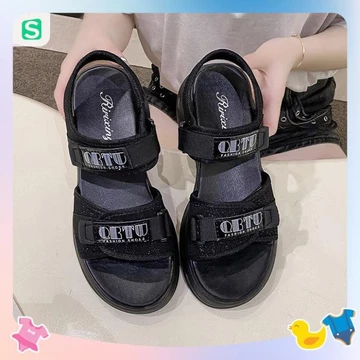 Sandal Nữ Đế Cao Dép Xăng Đan Quai Hậu Đi Học các mẫu sandal học sinh chất dù cao cấp