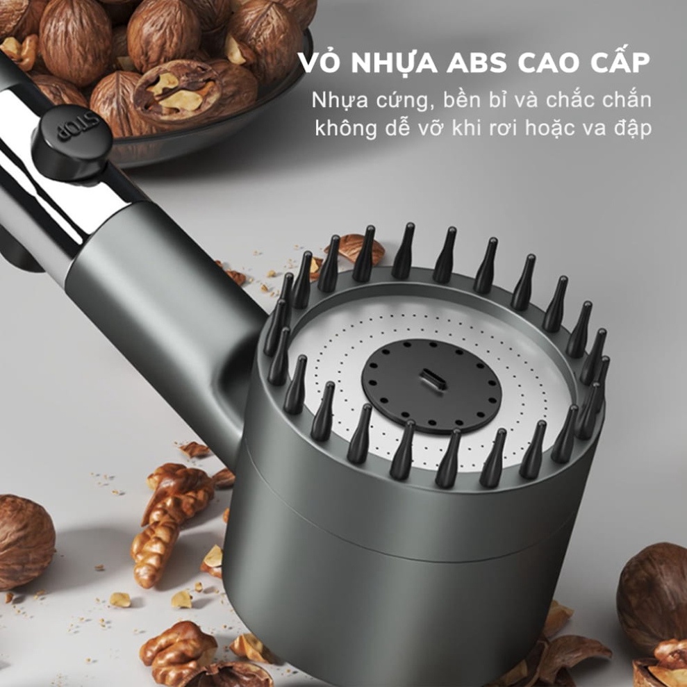 Vòi hoa sen tăng áp lực nước nhà tắm 4in1 chất liệu inox chống gỉ tay cầm đen nhám 4 chế độ xả nước,tặng kèm giá đỡ vòi